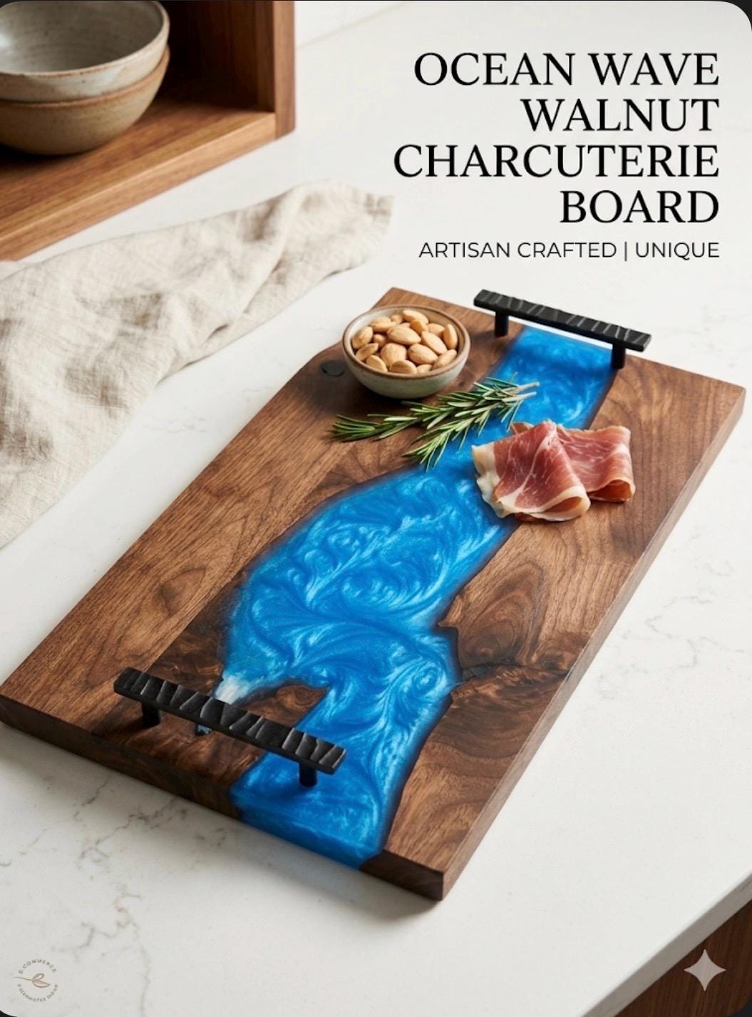 Artisan Serving Boards – Handcrafted Live Edge Charcuterie & Trays